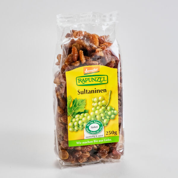 Sultanirosinad demeter 250g Rapunzel